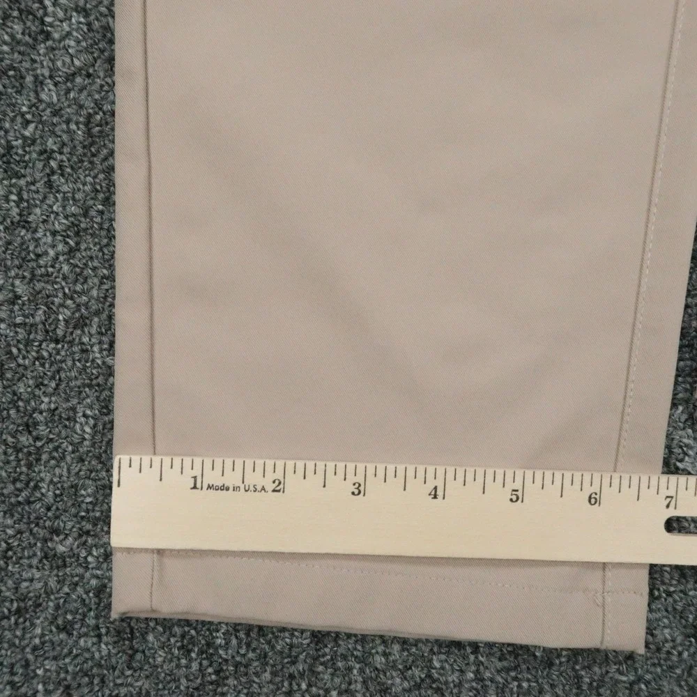 Jack Archer Pants Men 35x32 Oat Khaki Jetsetter Chino Straight Zip Pocket Travel